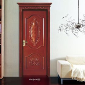 原木實(shí)木門(mén)MHS-9026